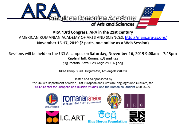Al 43-lea Congres al Academiei Romane Americane de arte si stiinte